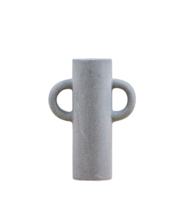 Stoneware Light Grey Sigga Vase - Small