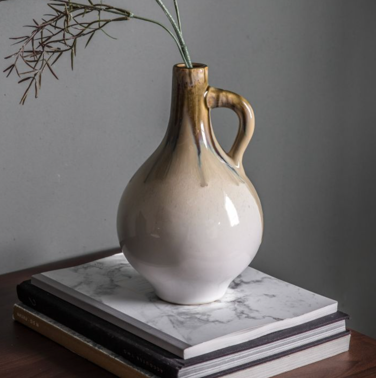 Senanga Vase with Handle