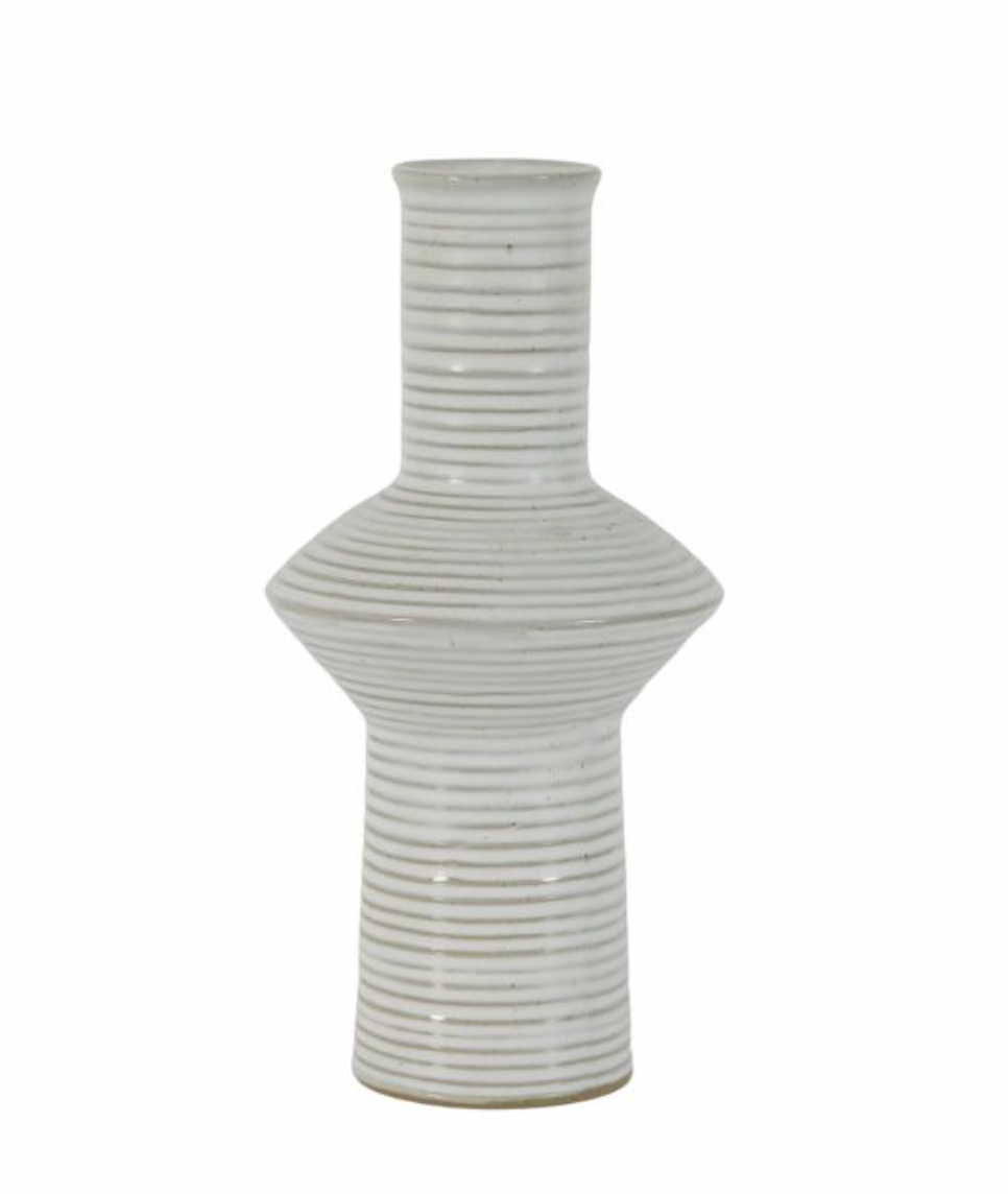 White Porcelain Athena Vase - Large