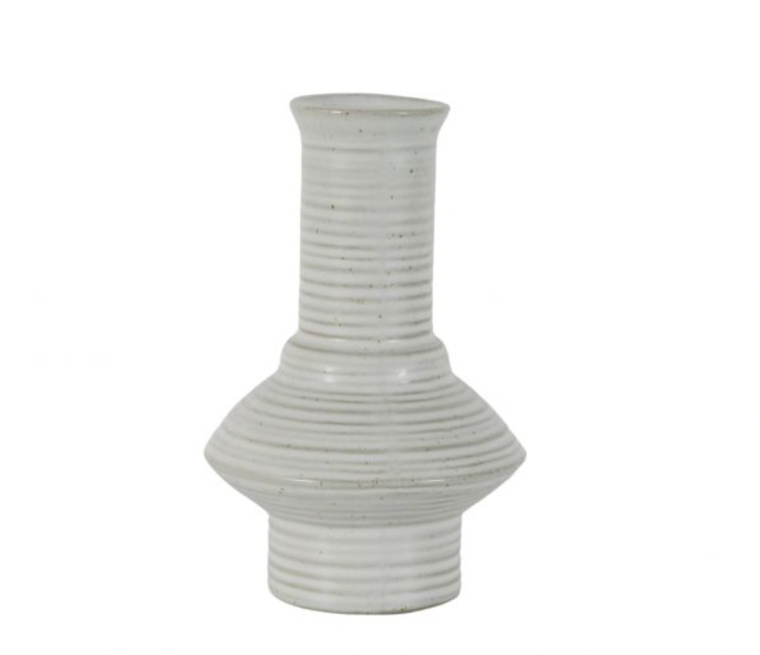 White Porcelain Athena Vase - Small