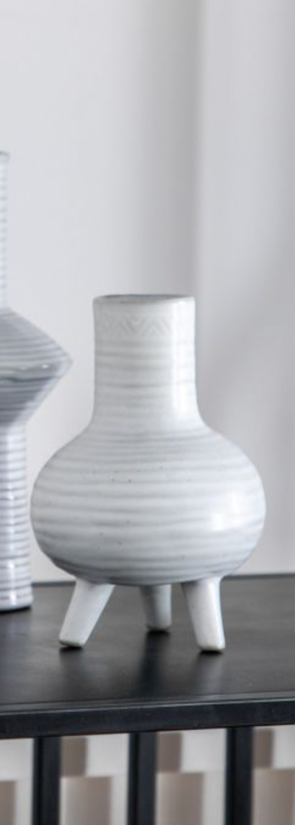White Porcelain Calista Vase - Small