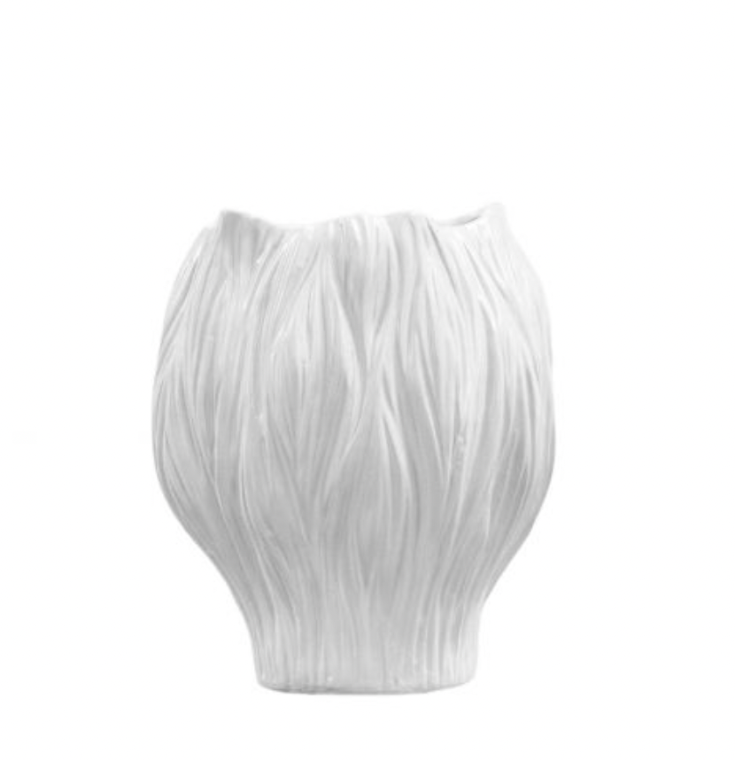 White Clay Flora Vase - Large