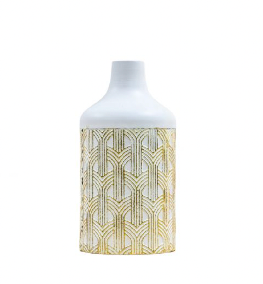 Metal Art-Deco Rochelle Vase