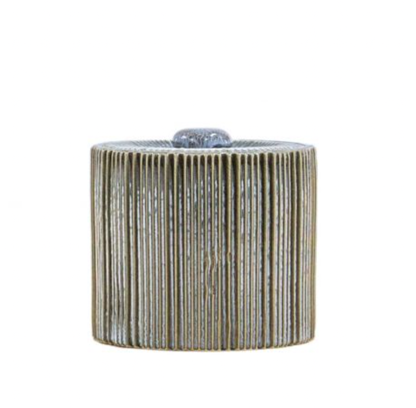 Ceramic Grey Estrid Jar - Small