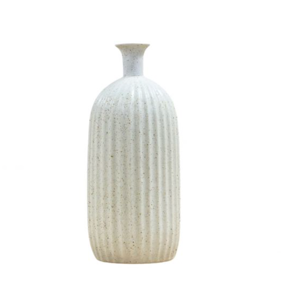 Cream Tessa Vase - Large