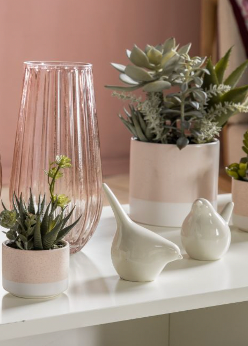 Blush Elena Vase