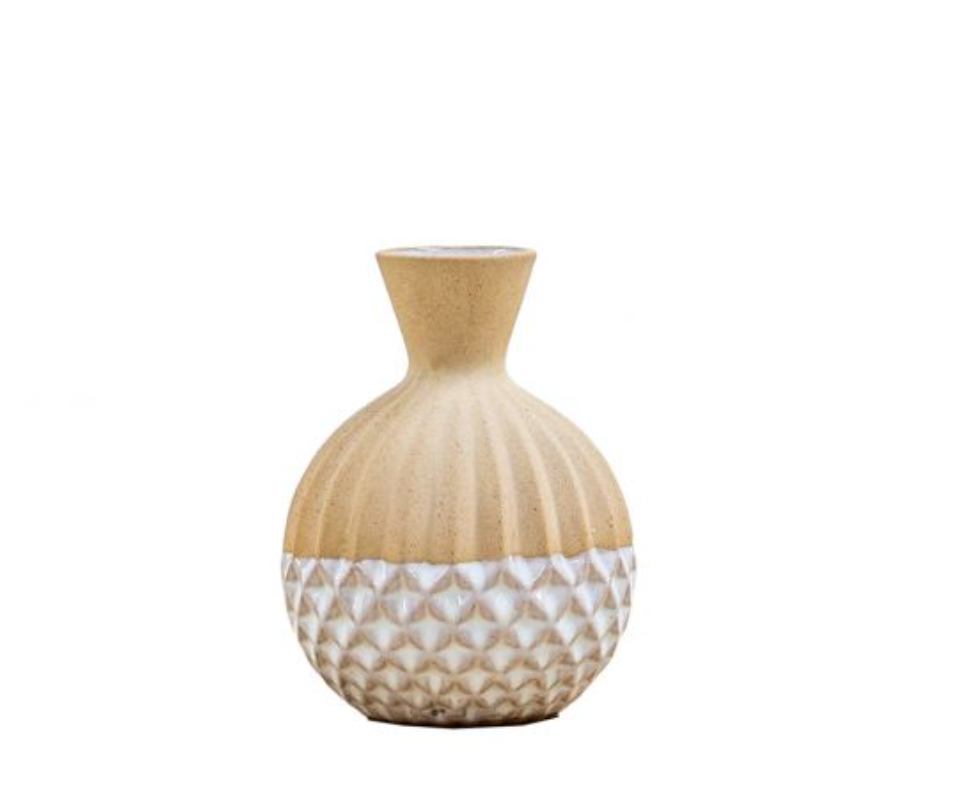 Dolomite White Ramona Vase - Small