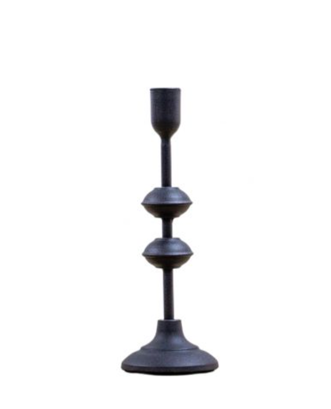 Black Iron Lara Candlestick Holder - Small