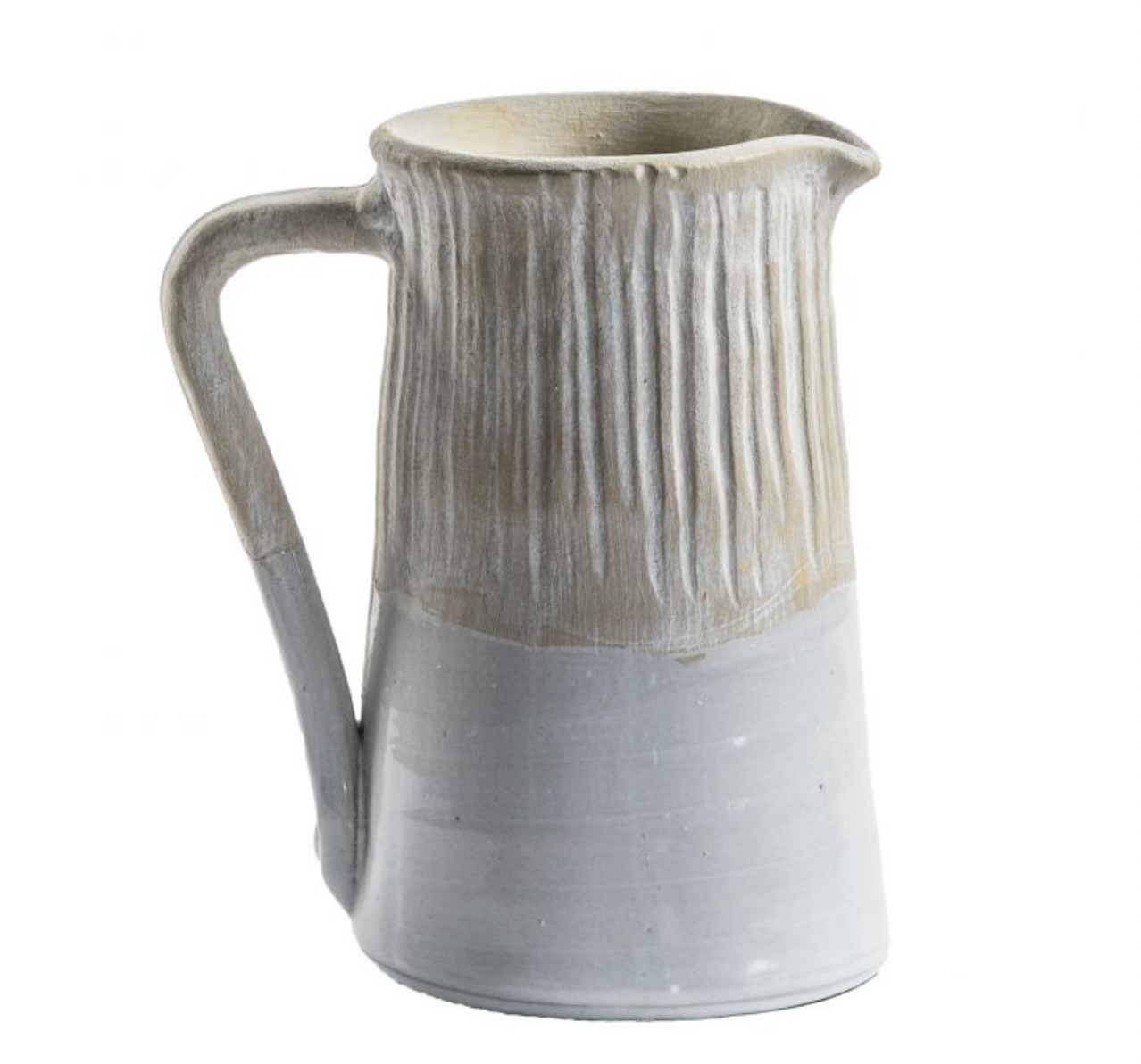 Stoneware White Moresk Jug - Small
