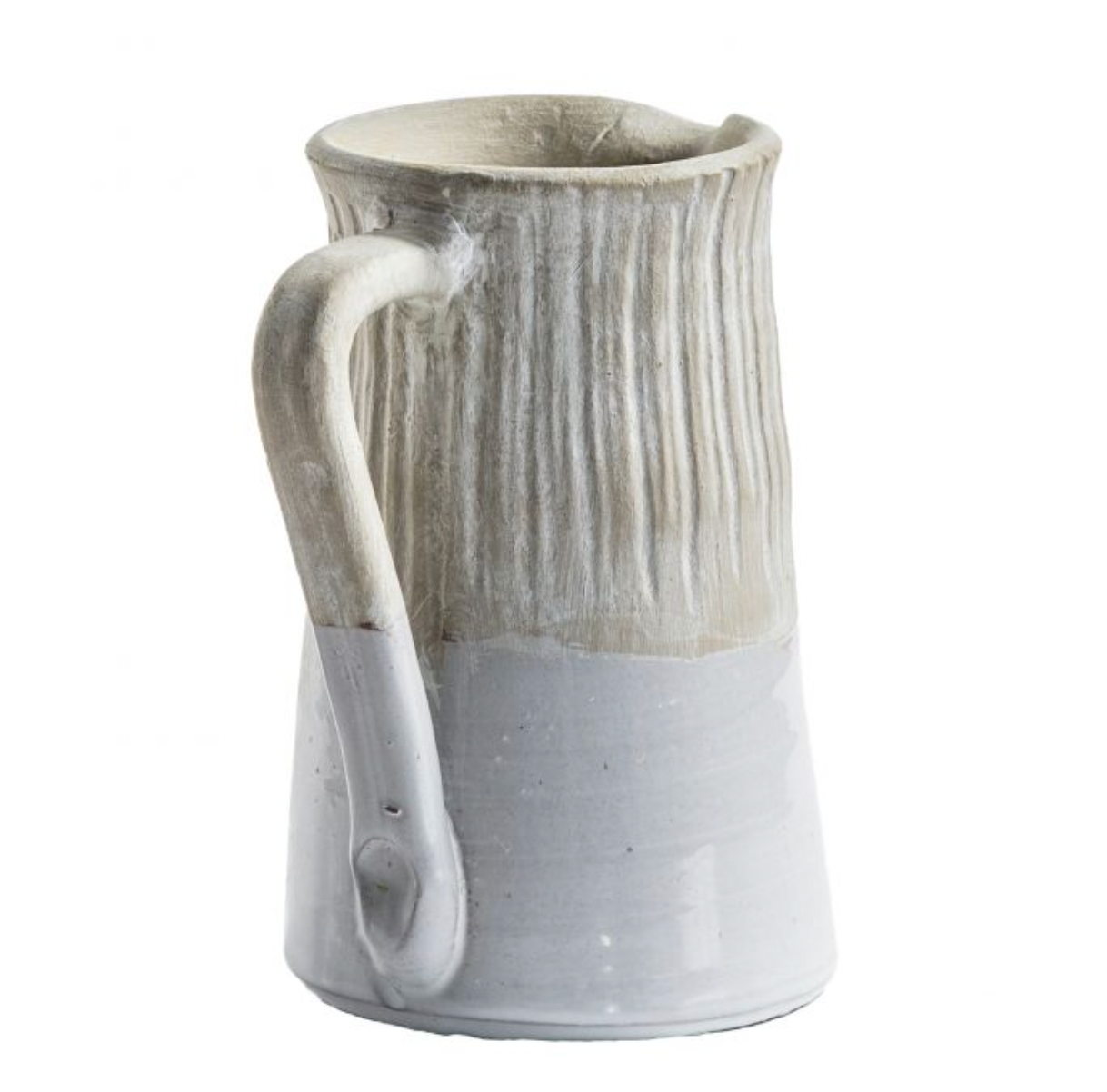Stoneware White Moresk Jug - Small