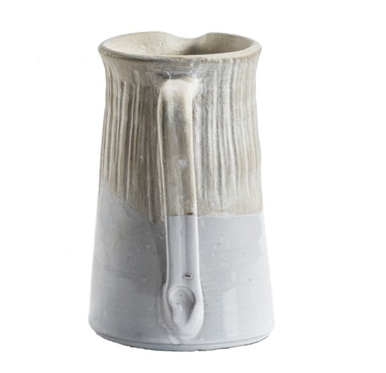 Stoneware White Moresk Jug - Small