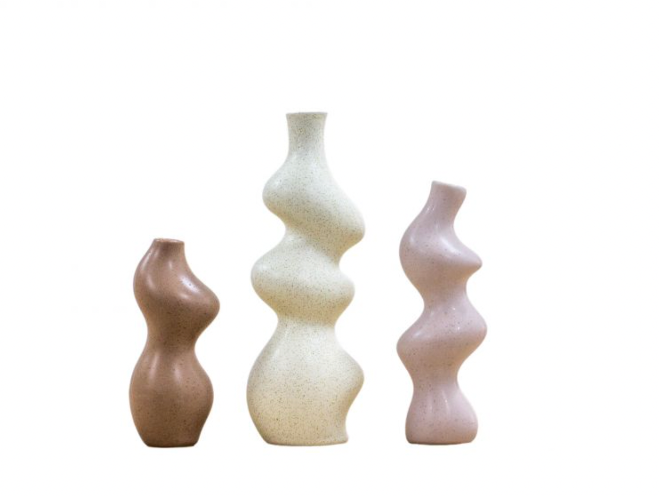 Set of 3 Natural Suburo Vases - Large