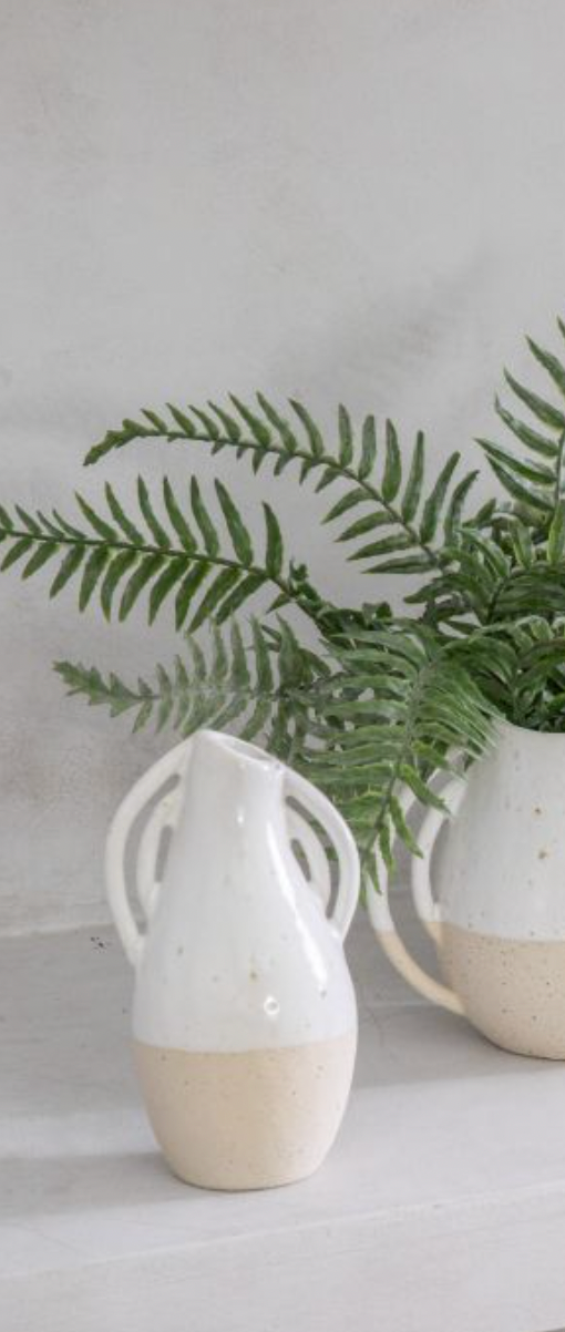 White Clay Emani Vase - Medium