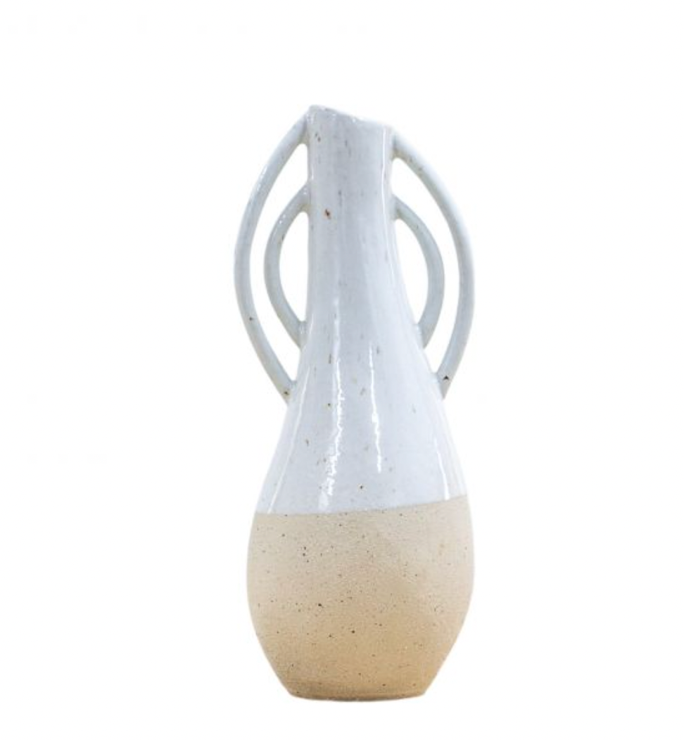 White Clay Emani Vase - Large