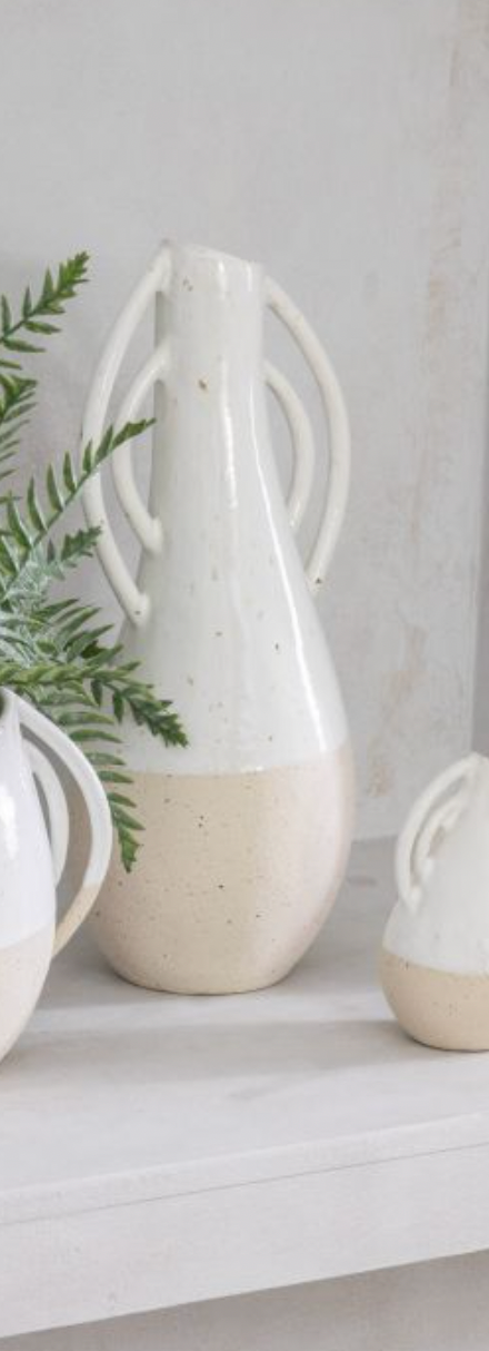 White Clay Emani Vase - Large