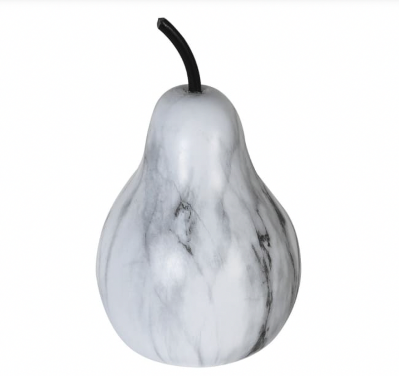 Black & White Marble Effect Pear