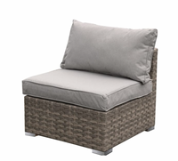 Thumbnail for 6 Piece Outdoor Rattan Effect Outdoor Furniture with Linen Cushions