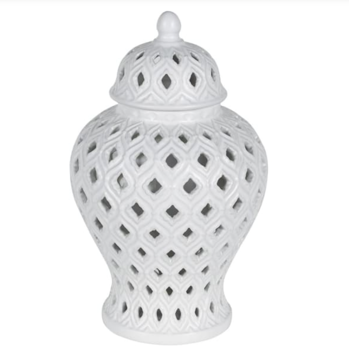 White Ginger Jar - Small
