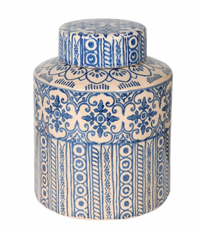 Thumbnail for Blue & White Lisbon Ginger Jar