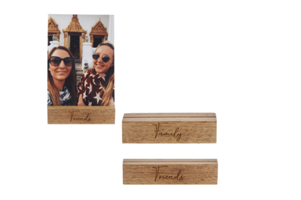 Family or Friends Photo Holder Block