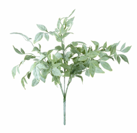 Thumbnail for Leaf Bush Flocked Green Spray