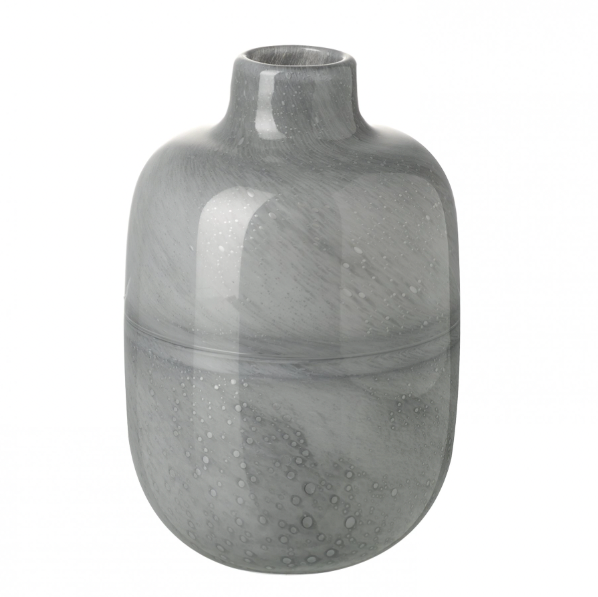 Dawson Grey Glass Vase
