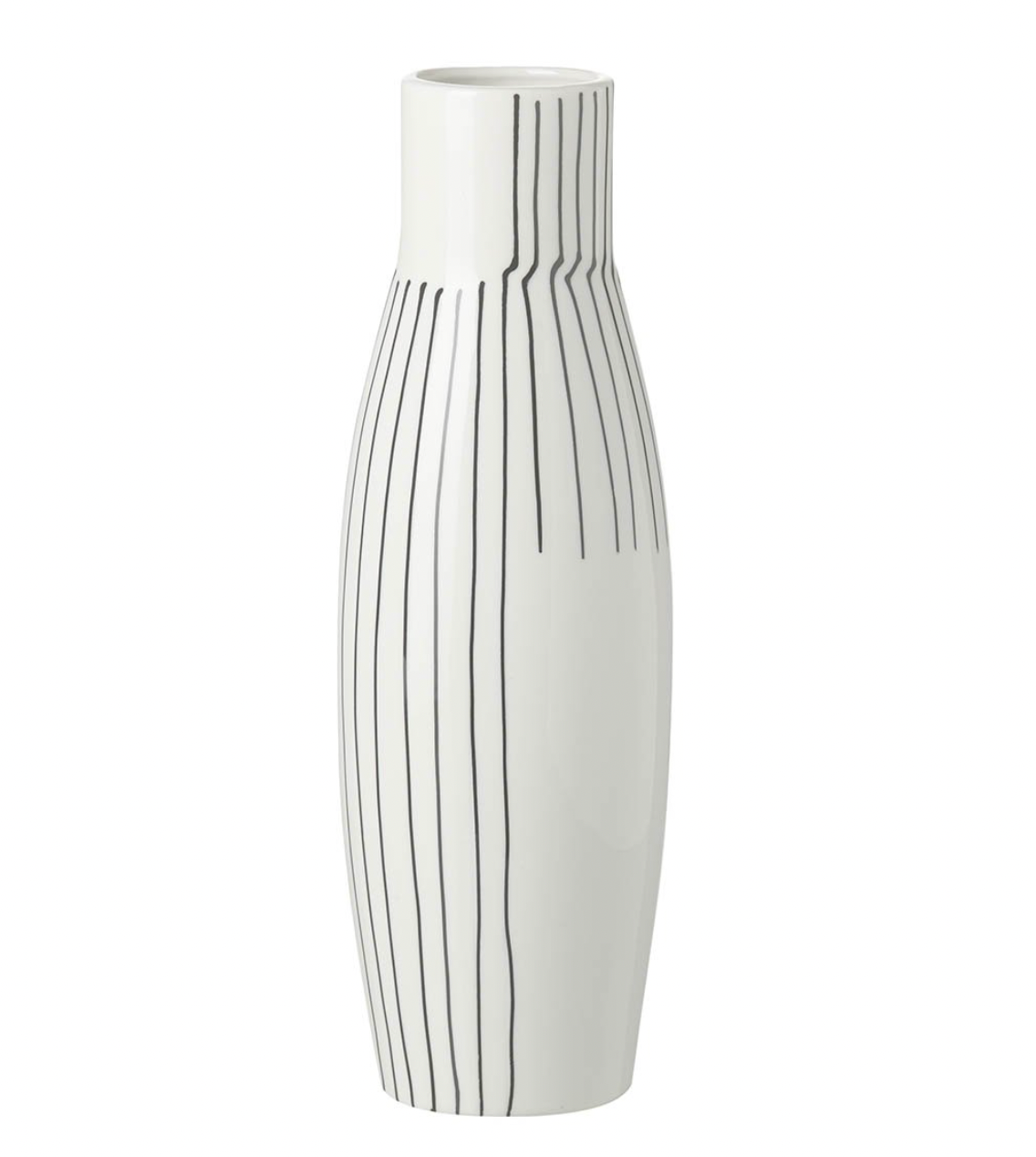 Linea Ceramic White Vase - Large