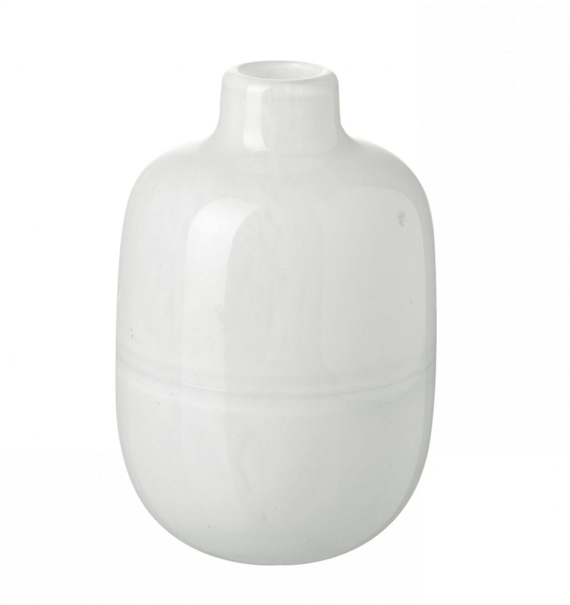 Dawson White Glass Vase