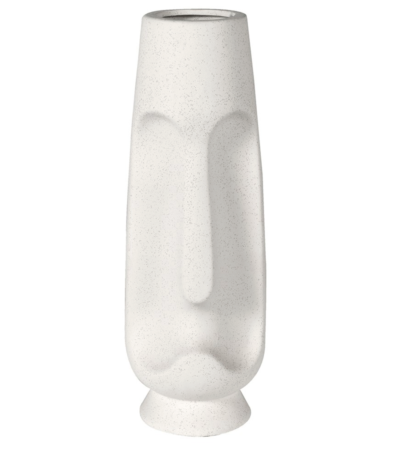 Ceramic Cream Face Vase