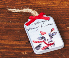 Festive Farm Tag