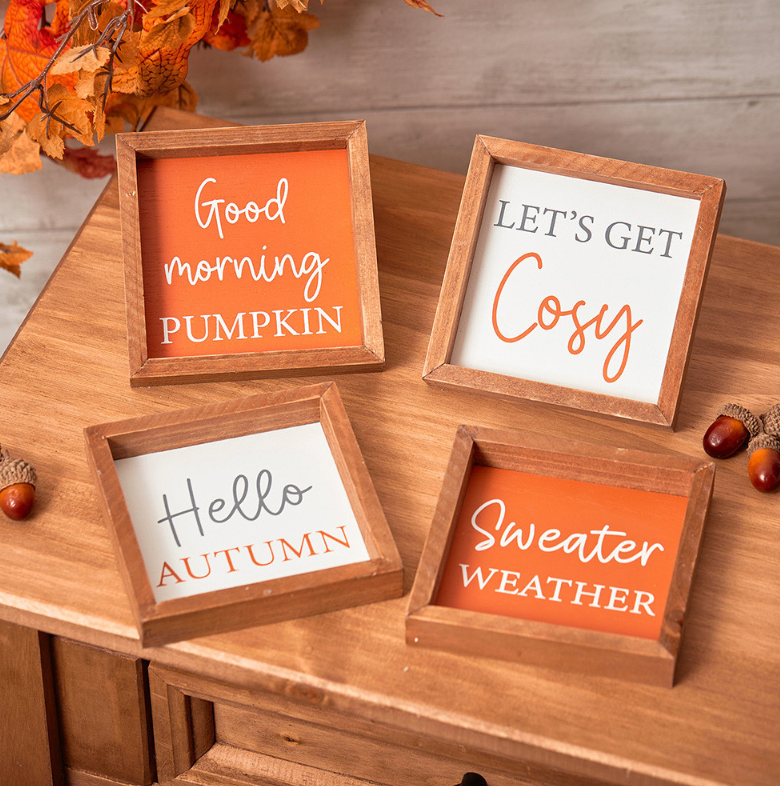 Cozy Mini Frame Plaque