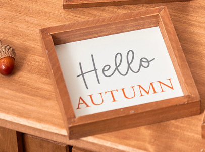 Cozy Mini Frame Plaque