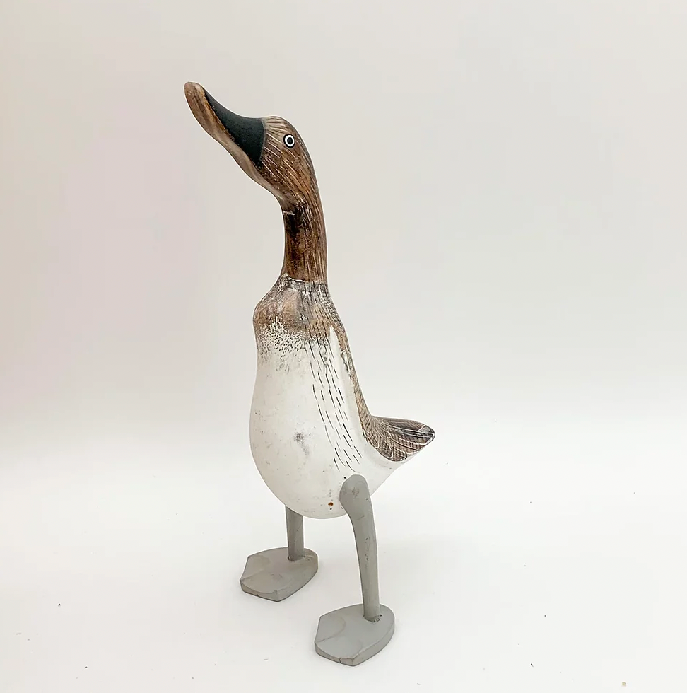 Wooden Painted Duck