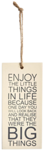 Inspirational Quote Hanging Sign