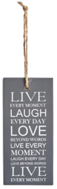 Inspirational Quote Hanging Sign