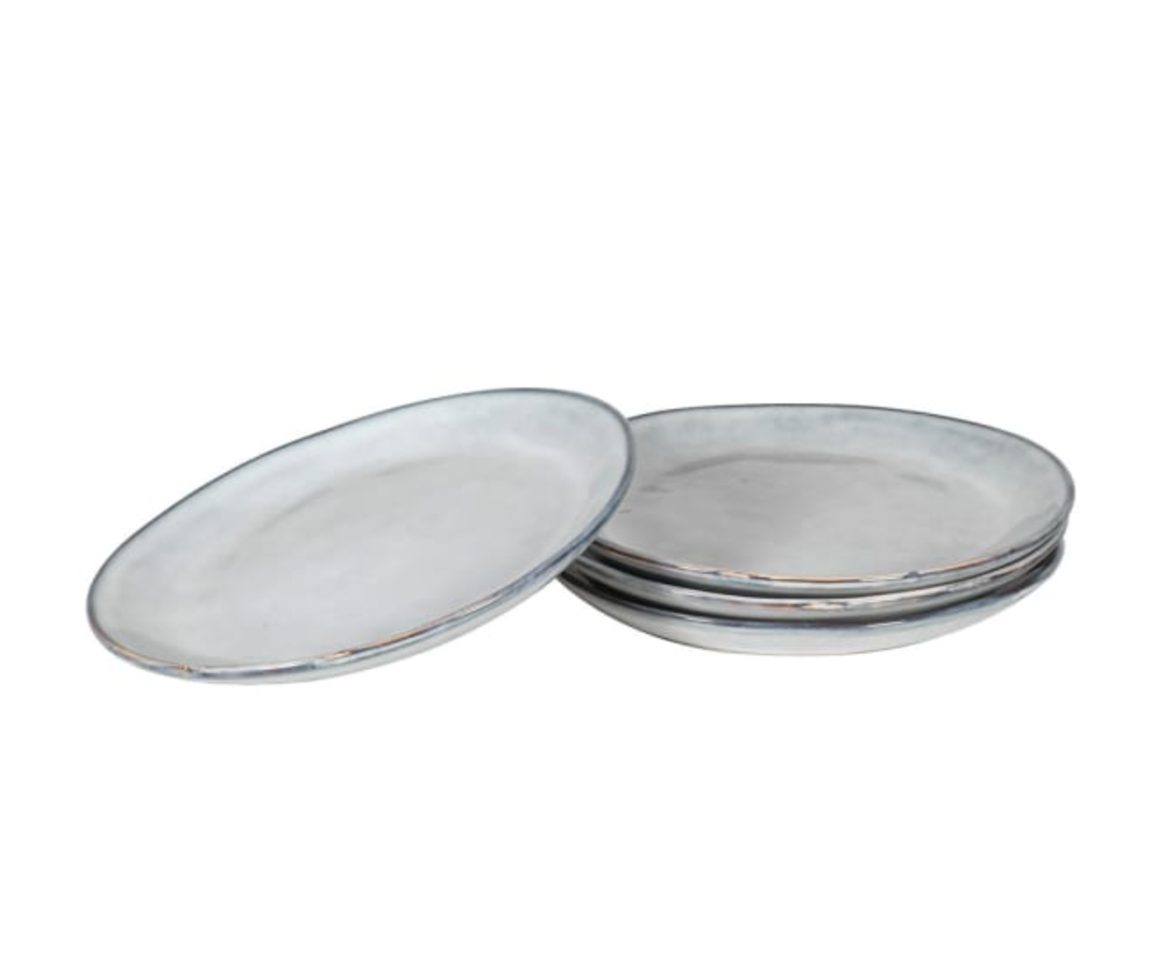 Set of 4 Flax Side Plates