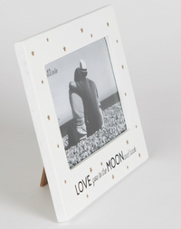 Thumbnail for Love You To The Moon And Back Stars Photo Frame White