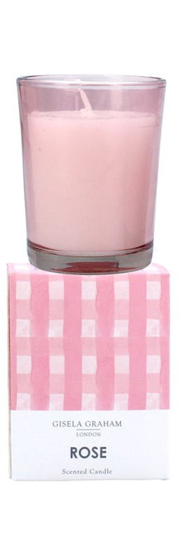 Pastel Gingham Scented Boxed Candles