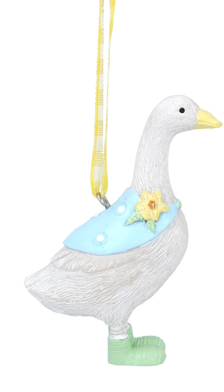 Floral Goose in Boots Floral Decoration