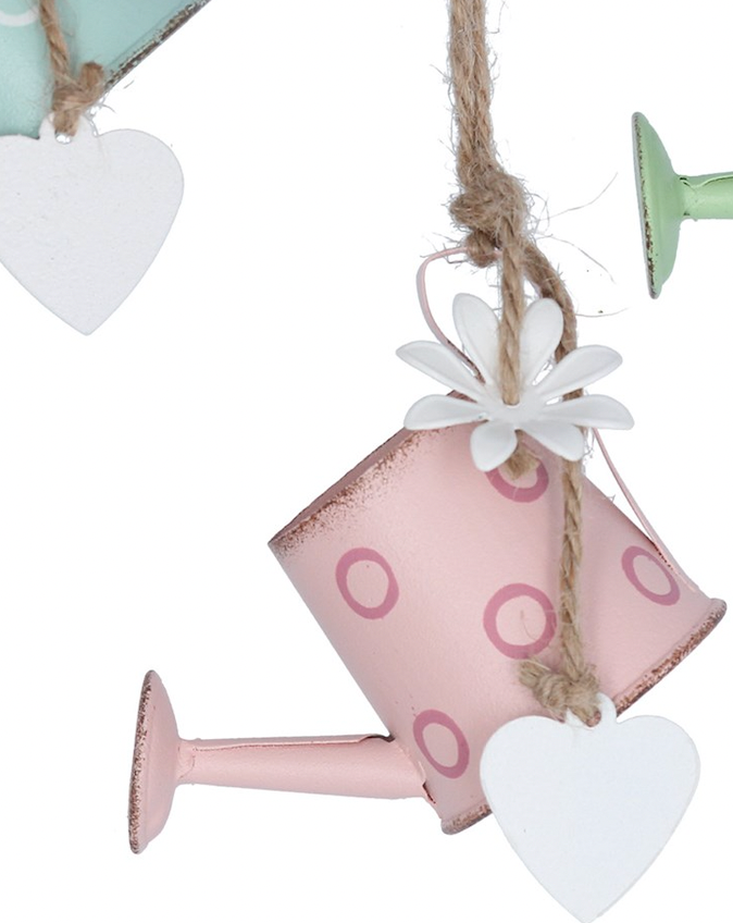 Pastel Watering Can Decoration
