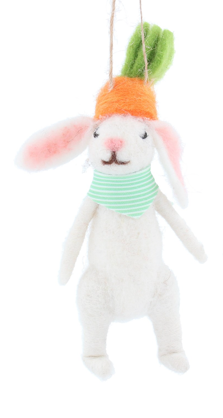 Bunny with Carrot Hat