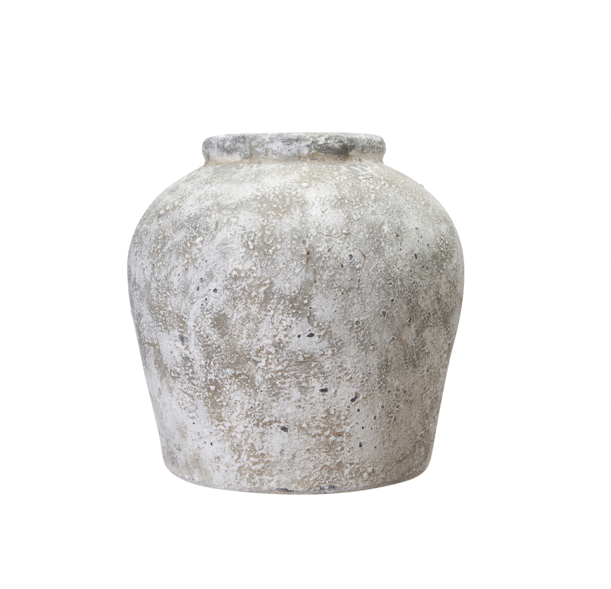 Gisela Distressed Stone Urn Vase