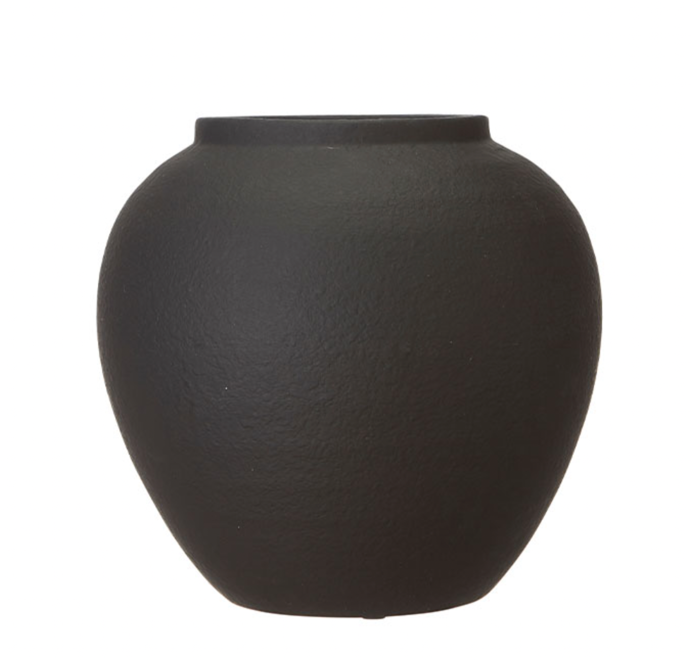 Alba Black Ball Ceramic Vase