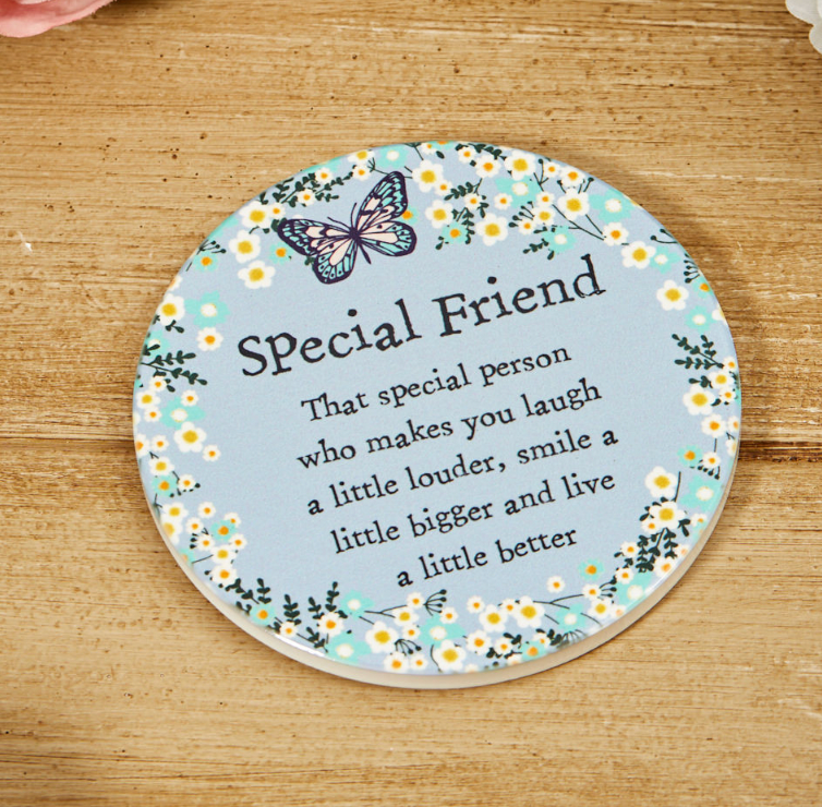 Special Friend Ceramic Coaster