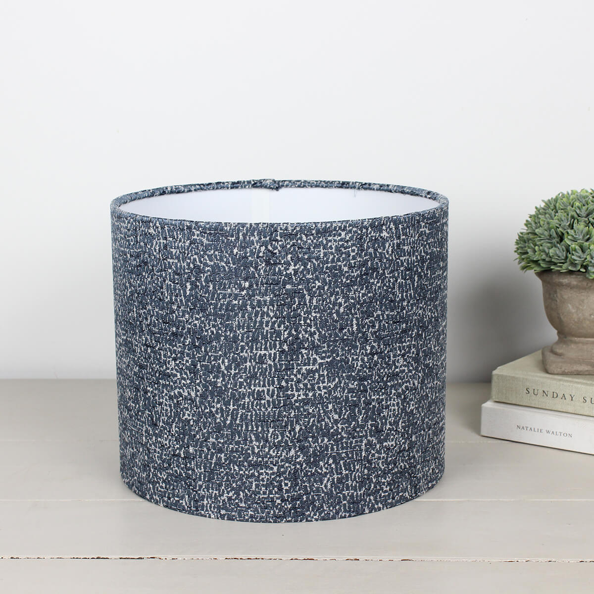 Serpa Indigo Drum Lampshade