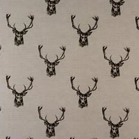 Thumbnail for Stags Head Charcoal Roman Blind
