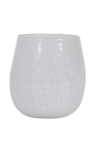 Thumbnail for Sylas Large White Glass Tealight Holder