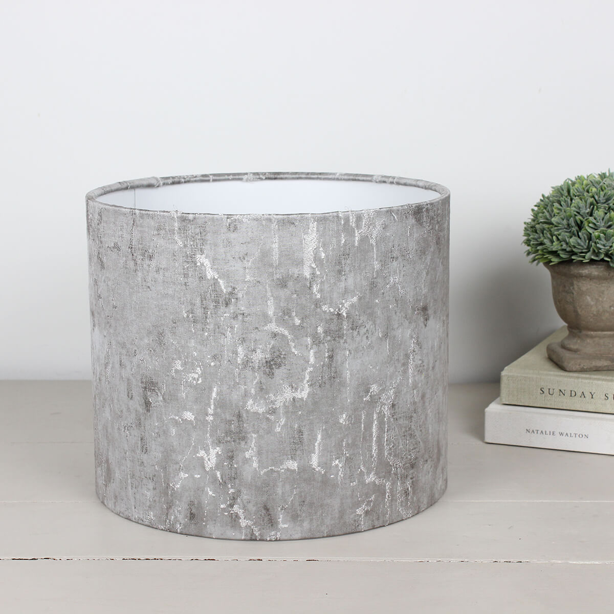 Tatiana Stone Drum Lampshade