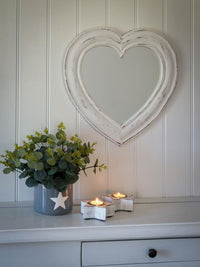 Thumbnail for White Heart Shaped Mirror
