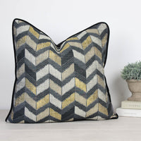 Thumbnail for Zena Gold Black Velvet Cushion